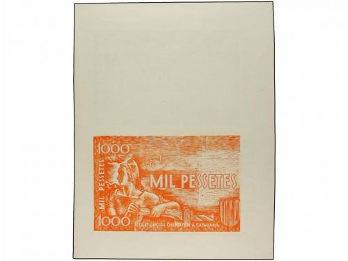 GUERRA CIVIL, ZONA REPUBLICANA. Lote 6 Pruebas de Anverso y 