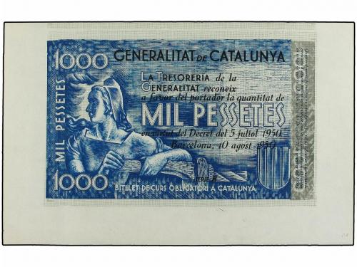 GUERRA CIVIL, ZONA REPUBLICANA. Lote 6 Pruebas de Anverso y 