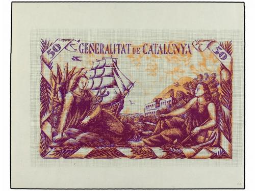 GUERRA CIVIL, ZONA REPUBLICANA. Lote 6 Pruebas de Anverso y 