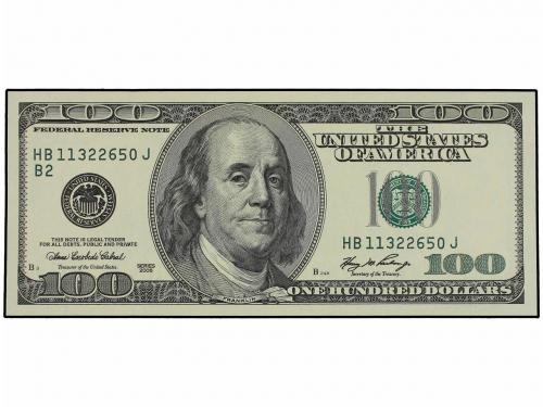 BILLETES EXTRANJEROS. Lote 2 billetes 100 Dólares. 2006. EST