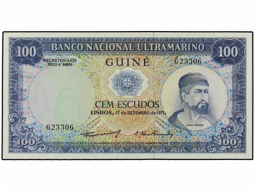 BILLETES EXTRANJEROS. Lote 2 billetes 50 y 100 Escudos. 17 D