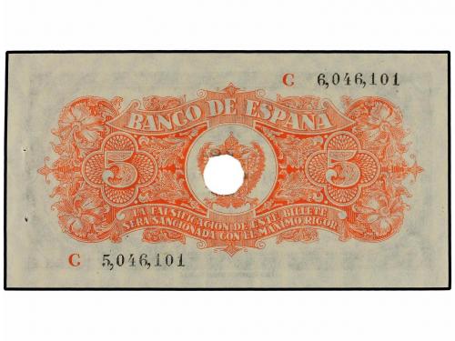 ESTADO ESPAÑOL. Lote 2 billetes 5 Pesetas. 18 Julio 1937. Po