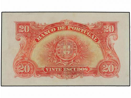 BILLETES EXTRANJEROS. 20 Escudos. 13 Enero 1925. PORTUGAL. W