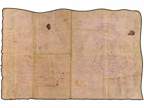 ANTIGUOS. 100 Reales de Vellón. 1 Agosto 1857. BANCO DE VALL