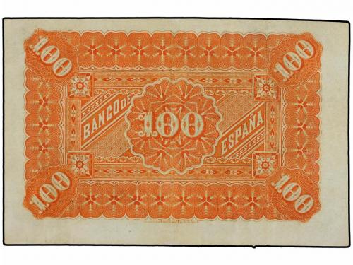 BANCO DE ESPAÑA. 100 Pesetas. 1 Enero 1884. Mendizábal. (Muy