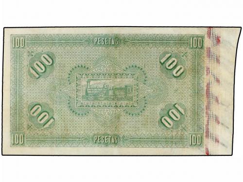 BANCO DE ESPAÑA. 100 Pesetas. 1 Julio 1884. Alejandro Mon. (