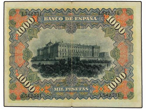 BANCO DE ESPAÑA. 1.000 Pesetas. 15 Julio 1907. Palacio Real