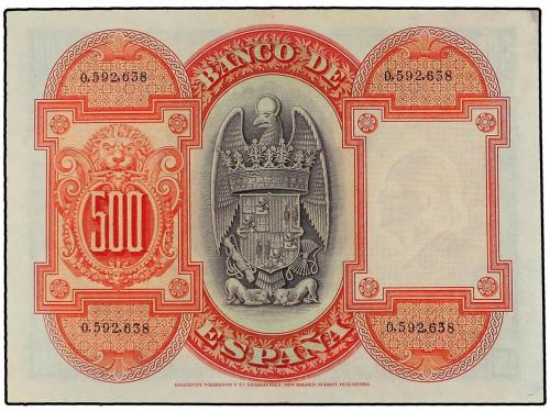BANCO DE ESPAÑA. Lote 2 billetes 500 Pesetas. 24 Julio 1927.