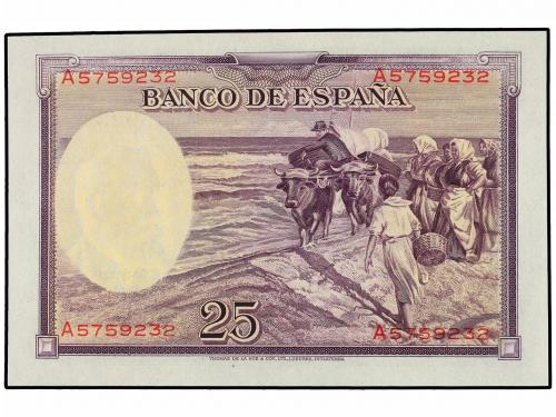 GUERRA CIVIL, ZONA REPUBLICANA. Lote 2 billetes 25 Pesetas.