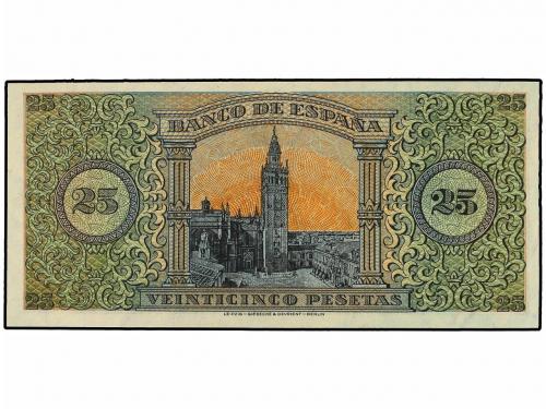 ESTADO ESPAÑOL. Lote 2 billetes 25 Pesetas. 20 Mayo 1938. Gi