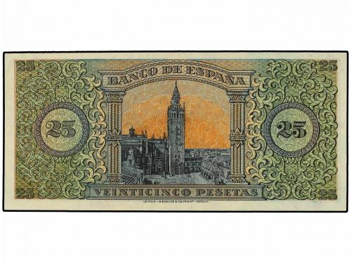 ESTADO ESPAÑOL. Lote 2 billetes 25 Pesetas. 20 Mayo 1938. Gi