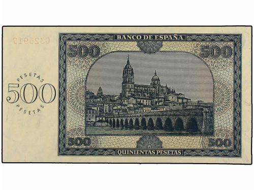 ESTADO ESPAÑOL. 500 Pesetas. 21 Noviembre 1936. Catedral de