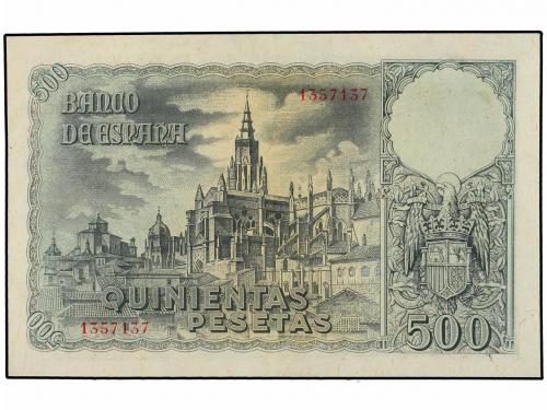 ESTADO ESPAÑOL. 500 Pesetas. 21 Octubre 1940. Entierro del C