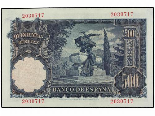 ESTADO ESPAÑOL. 500 Pesetas. 15 Noviembre 1951. Benlliure. S