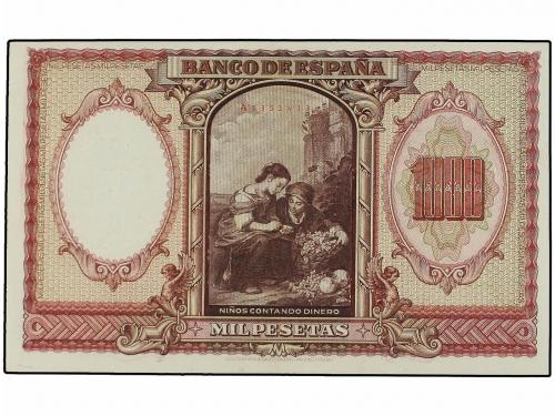 ESTADO ESPAÑOL. 1.000 Pesetas. 9 Enero 1940. Murillo. Ed-440