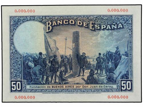 GUERRA CIVIL, ZONA REPUBLICANA. 50 Pesetas. 17 Mayo 1927. Al