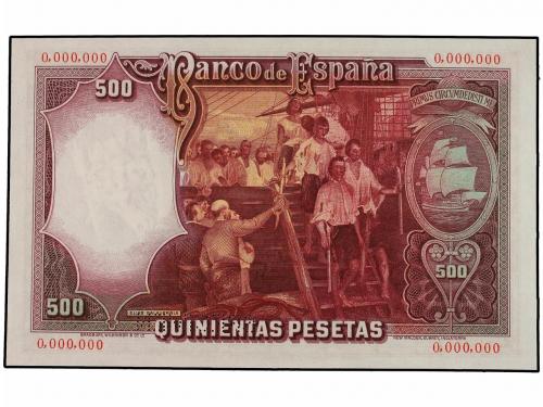 GUERRA CIVIL, ZONA REPUBLICANA. 500 Pesetas. 25 Abril 1931.