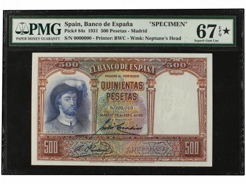 GUERRA CIVIL, ZONA REPUBLICANA. 500 Pesetas. 25 Abril 1931.