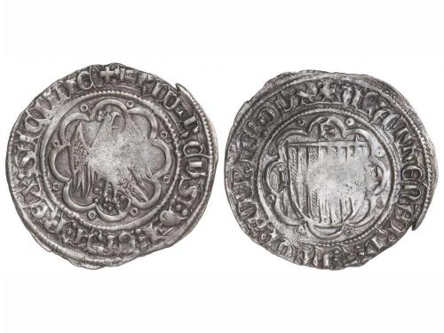 CATALUNYA-ARAGÓN. Pirral. FREDERIC IV. SICÍLIA. Águila coron