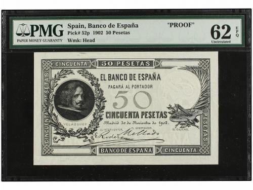 BANCO DE ESPAÑA. Prueba de anverso 50 Pesetas. 30 Noviembre
