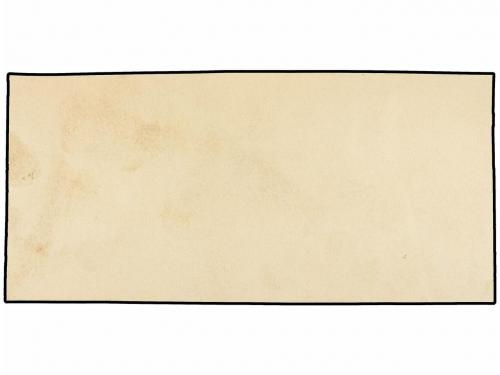 BANCO DE ESPAÑA. Prueba de reverso 50 Pesetas. (1884). Prueb