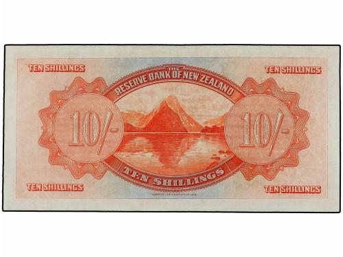 BILLETES EXTRANJEROS. 10 Chelines. 1 Agosto 1934. NUEVA ZELA