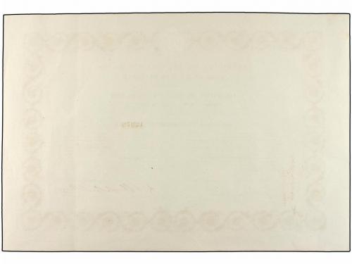 ANTIGUOS. Obligación 1.000 Francos. 25 Marzo 1869. CARLOS VI