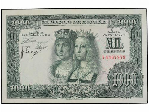 ESTADO ESPAÑOL. 1.000 Pesetas. 29 Noviembre 1957. Reyes Cató