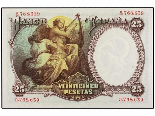 GUERRA CIVIL, ZONA REPUBLICANA. 25 Pesetas. 25 Abril 1931. V