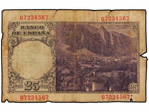 ESTADO ESPAÑOL. 25 Pesetas. 1946. Flórez Estrada. Sin Serie.