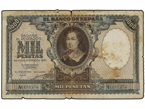 BILLETES ESPAÑOLES. Lote 7 billetes 500 (4) y 1.000 Pesetas 