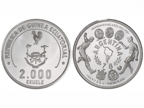 GUINEA ECUATORIAL. 2.000 Ekuele. (1979). 42,76 grs. AR. Camp