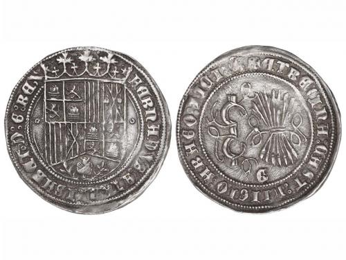 REYES CATÓLICOS. 1 Real. GRANADA. Escudo entre circulitos. 7