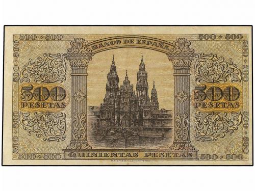 ESTADO ESPAÑOL. 500 Pesetas. 20 Mayo 1938. Catedral de Santi