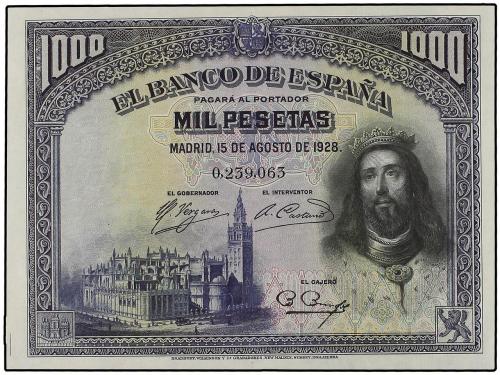 GUERRA CIVIL, ZONA REPUBLICANA. Lote 3 billetes 1.000 Peseta