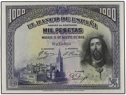 GUERRA CIVIL, ZONA REPUBLICANA. Lote 3 billetes 1.000 Peseta