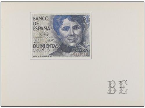 JUAN CARLOS I. Serie 5 folders de Presentación de nuevos bil