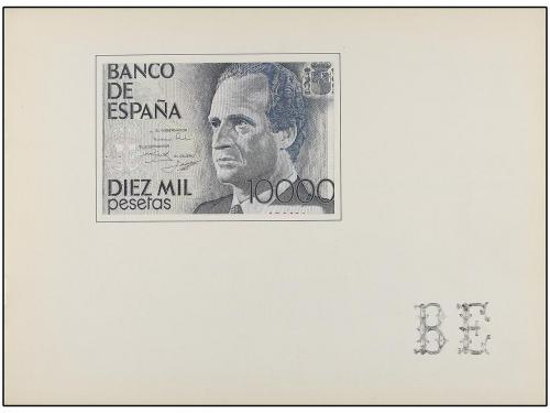 JUAN CARLOS I. Serie 5 folders de Presentación de nuevos bil