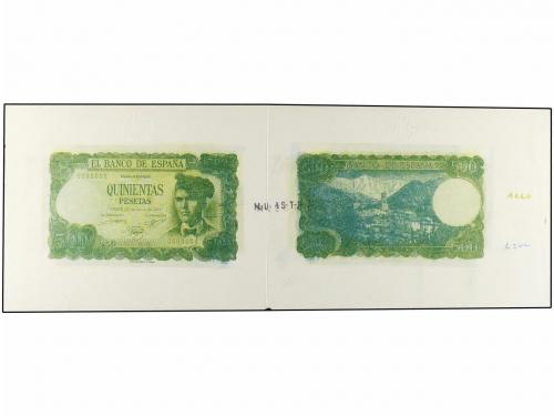 ESTADO ESPAÑOL. Lote 6 Pruebas 500 Pesetas. 23 Julio 1971. V