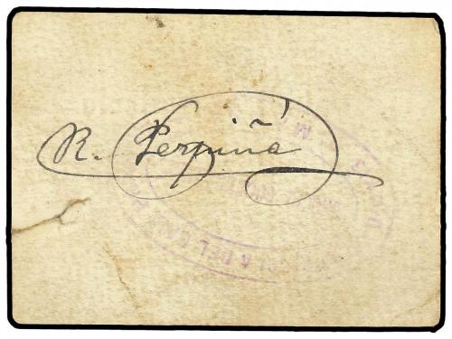 CATALUNYA. 1 Pesseta. Sindicat Agrícola de MARÇÀ. Cartón. (C