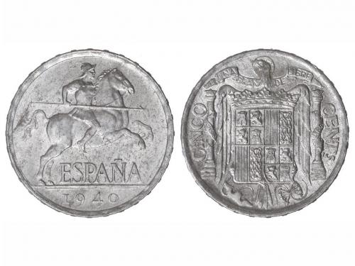 ESTADO ESPAÑOL. 5 Céntimos. 1940. SC.