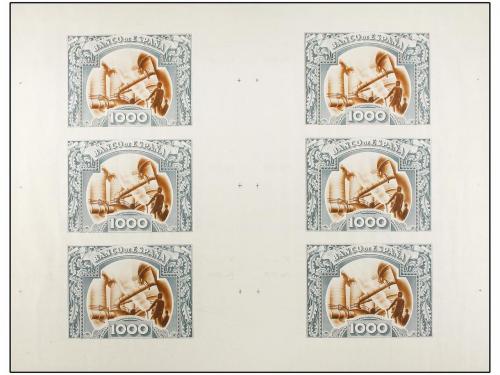 GUERRA CIVIL, ZONA REPUBLICANA. Lote 6 billetes 1.000 Peseta