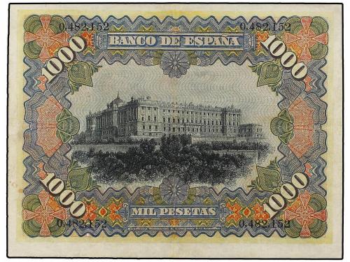BANCO DE ESPAÑA. 1.000 Pesetas. 15 Julio 1907. Palacio Real