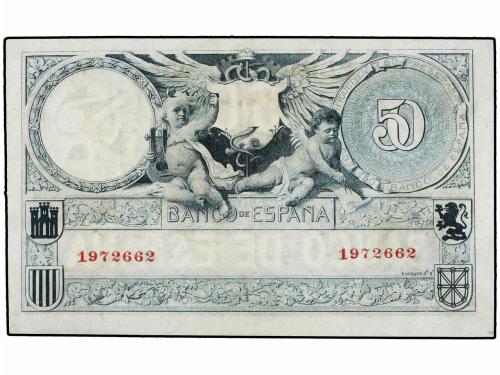 BANCO DE ESPAÑA. 50 Pesetas. 19 Marzo 1905. Echegaray. (Leví