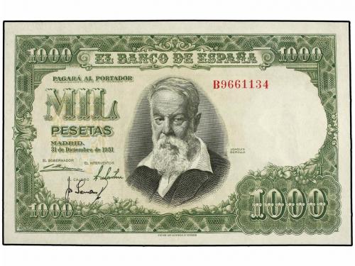ESTADO ESPAÑOL. Lote 2 billetes 1.000 Pesetas. 31 Diciembre
