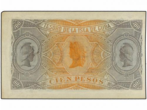 EMISIONES DE ULTRAMAR I ANDORRA. 100 Pesos. 12 Agosto 1891.