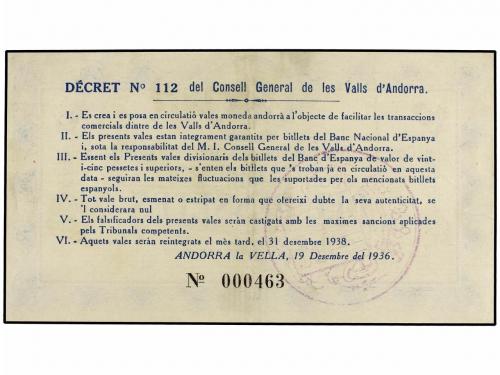 EMISIONES DE ULTRAMAR I ANDORRA. 10 Pessetes. 19 Desembre 19