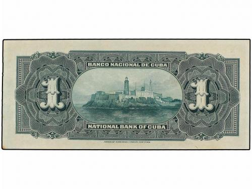 BILLETES EXTRANJEROS. 1 Peso. (1905). CUBA. Méndez Capote. N