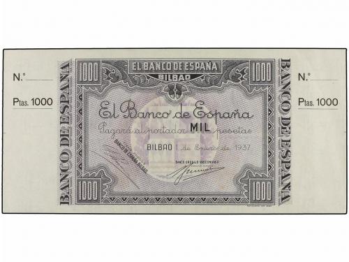 GUERRA CIVIL, ZONA REPUBLICANA. Lote 2 billetes 1.000 Peseta