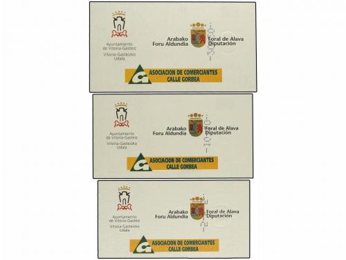 EMISIONES EN EUROS. Lote 3 pruebas 5, 10 y 20 Euros. AYUNTAM